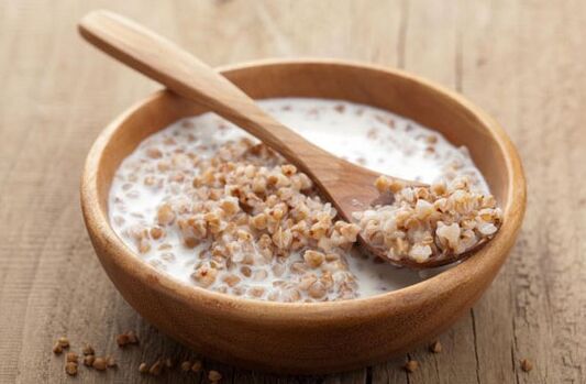Porridge de sarrasin avec kéfir